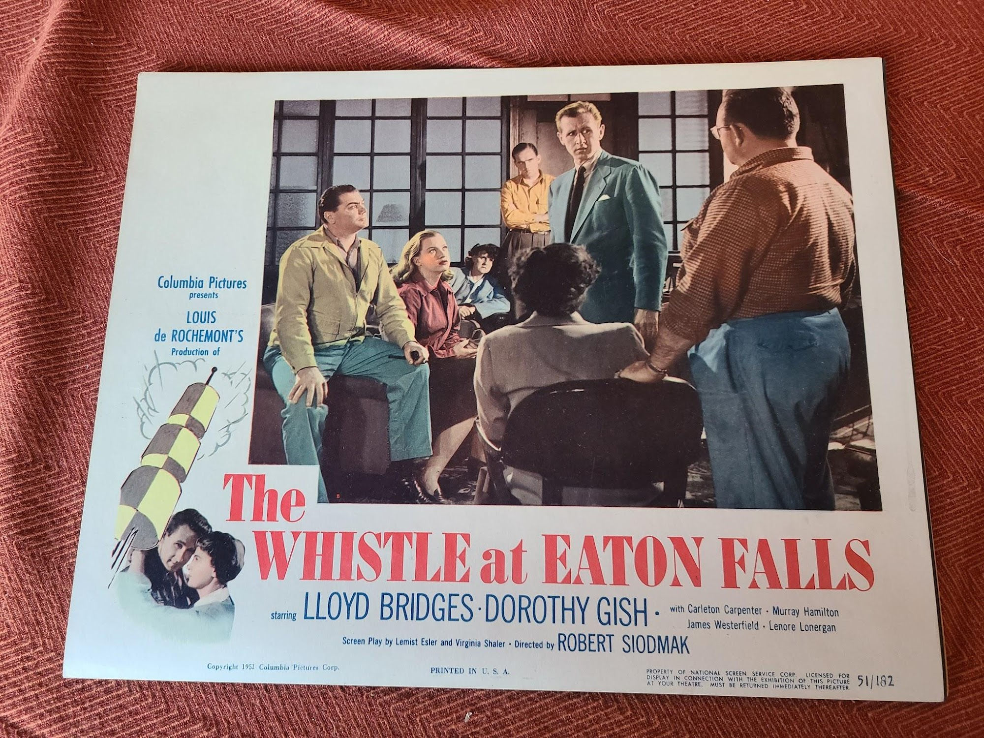 The Whislte At Eaton Falls 1951 General Lobby Cards