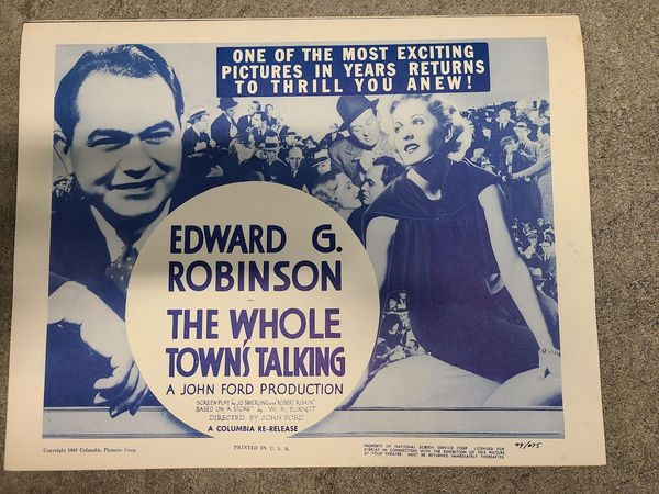 The Whole Town Is Talking 1935 Title Cards