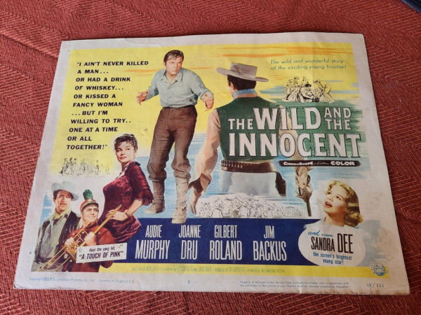 The Wild And The Innocent 1959 Western Lobby Cards