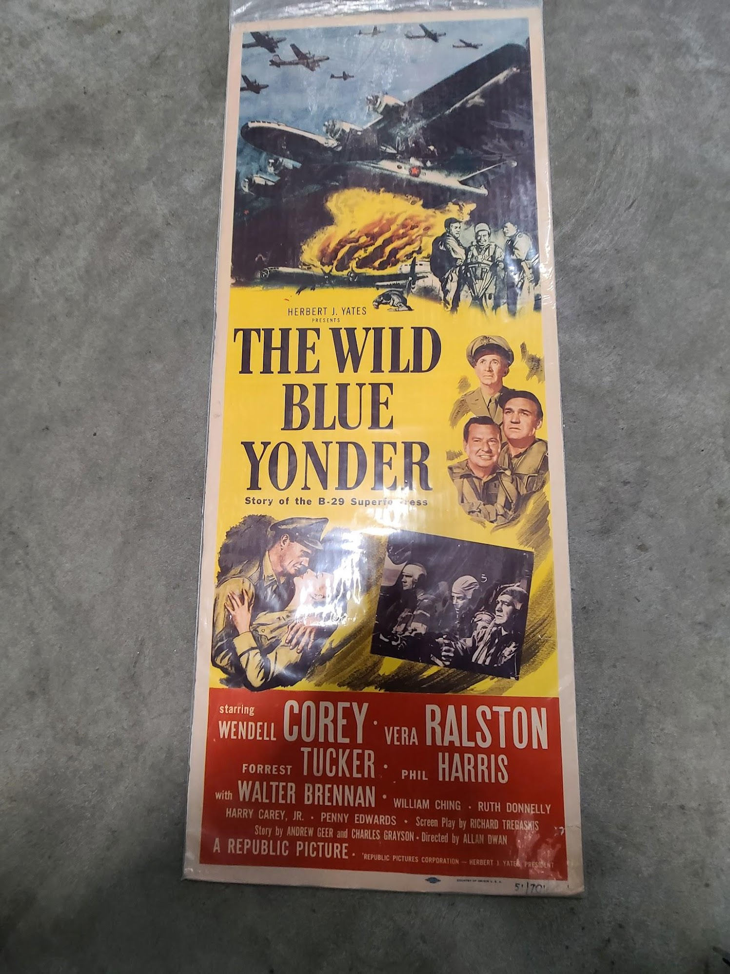 The Wild Blue Yonder 1951 Inserts