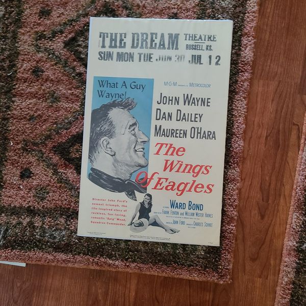 The Wings Of Eagles 1957 Window Cards