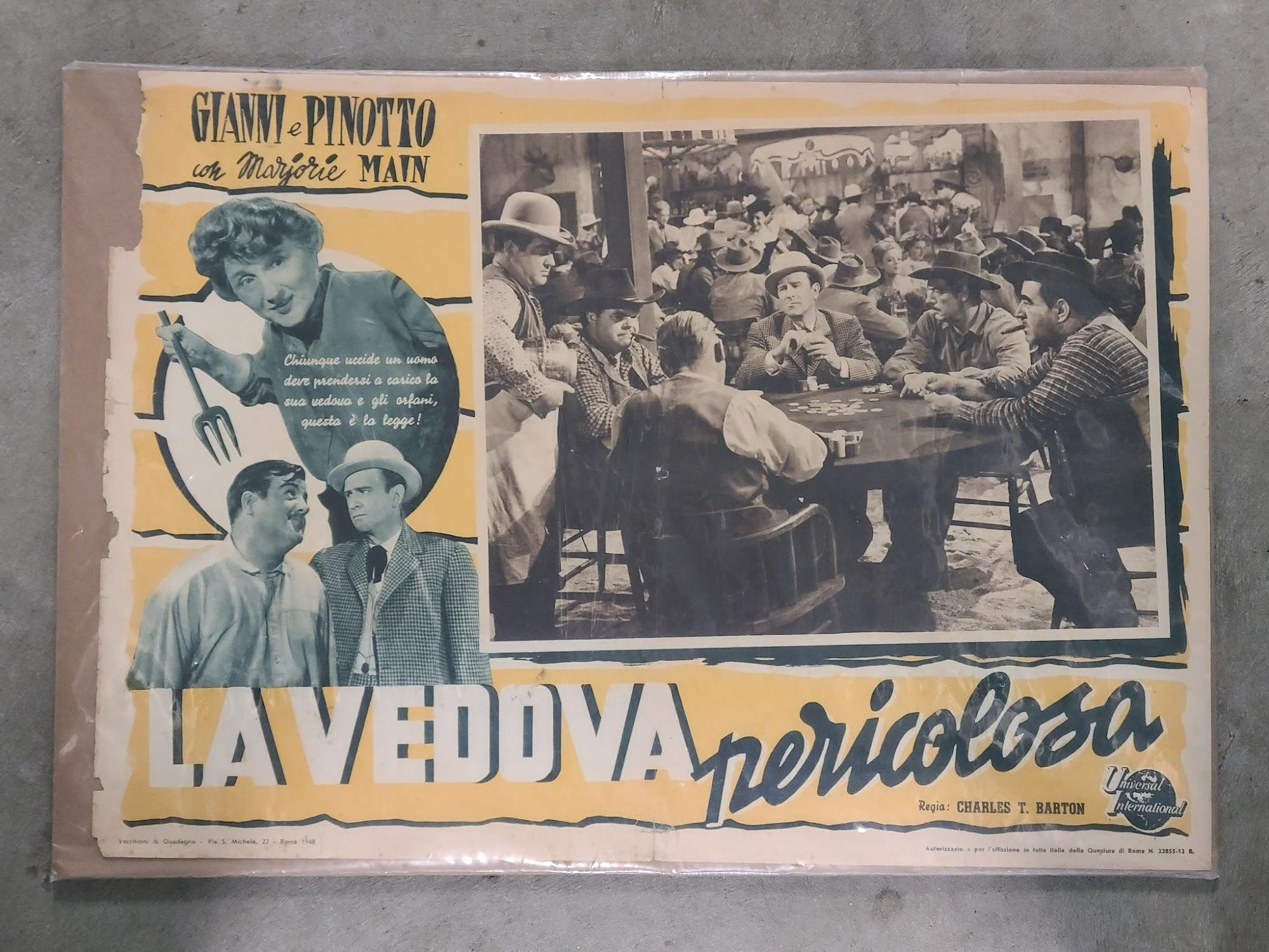 The Wistful Widow of Wagon Gap 1947 Italian Cards