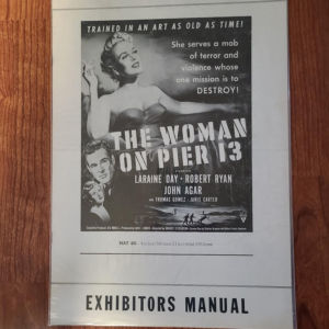 The Woman On Pier 13 1950 Press Books