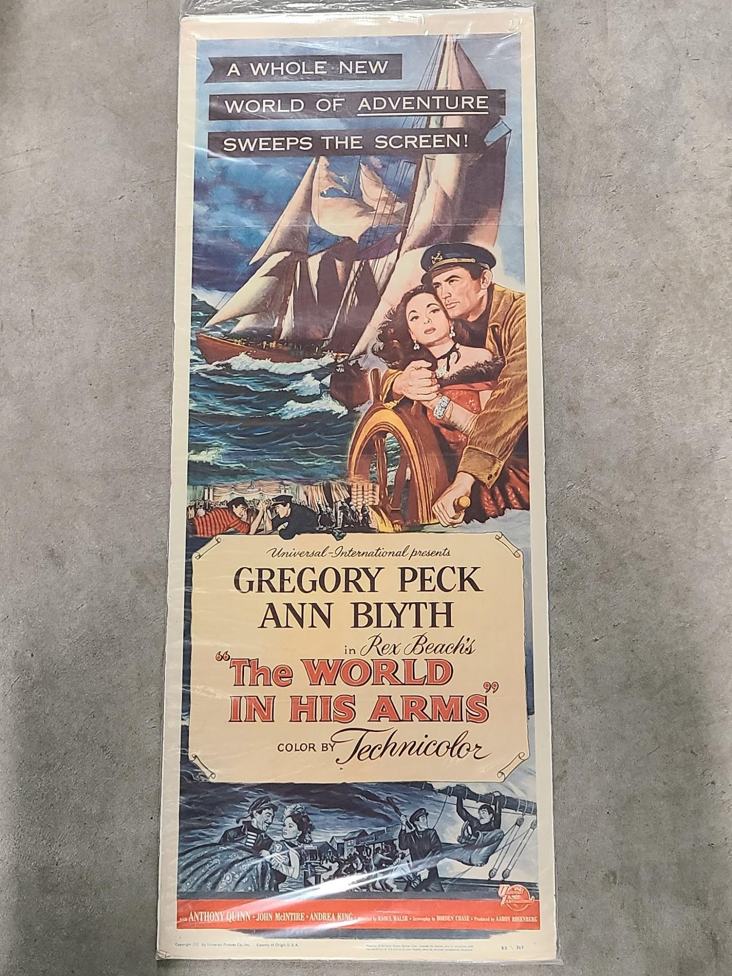 The World In His Arms 1952 Inserts