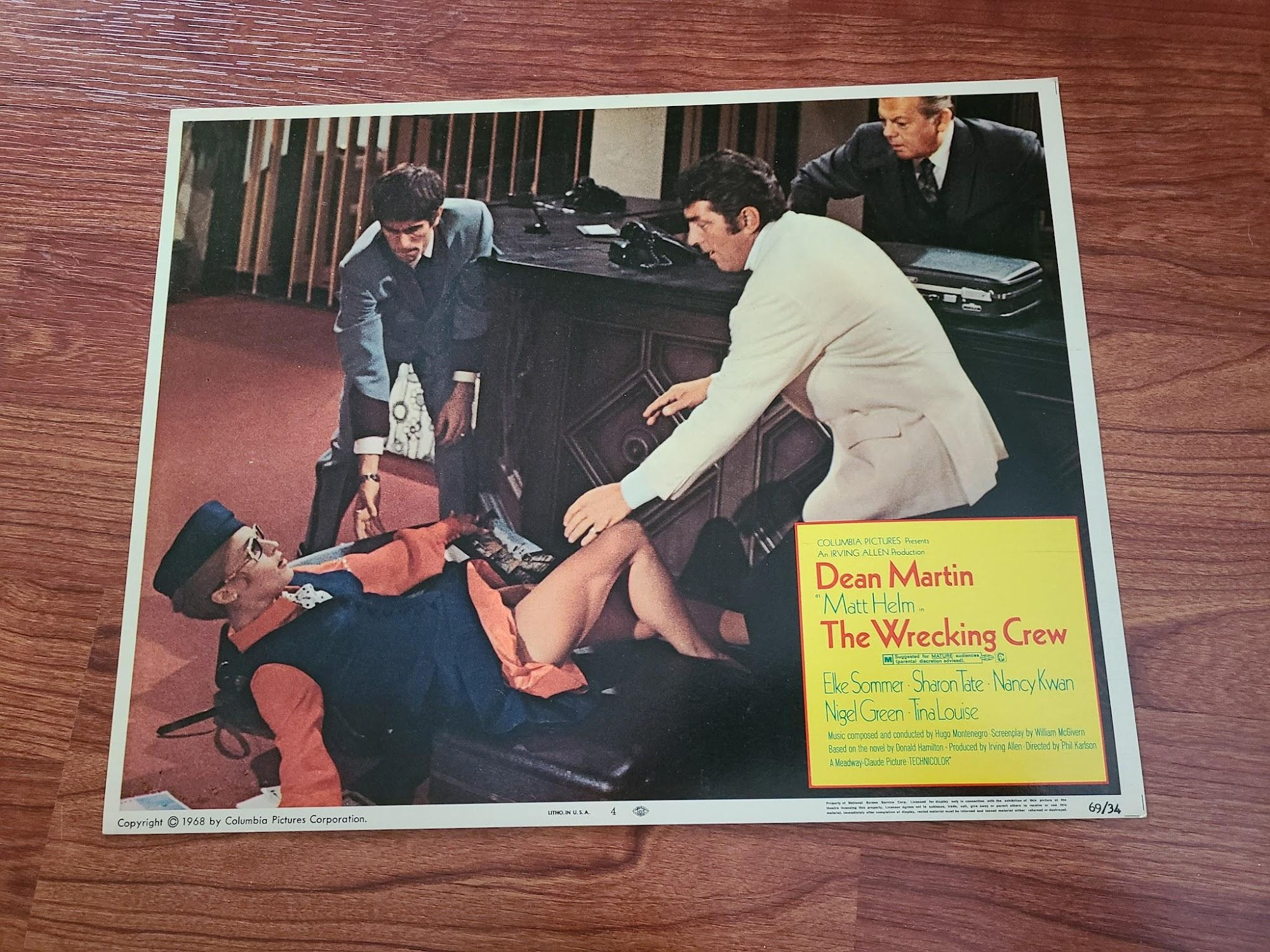 The Wrecking Crew 1969 General Lobby Cards