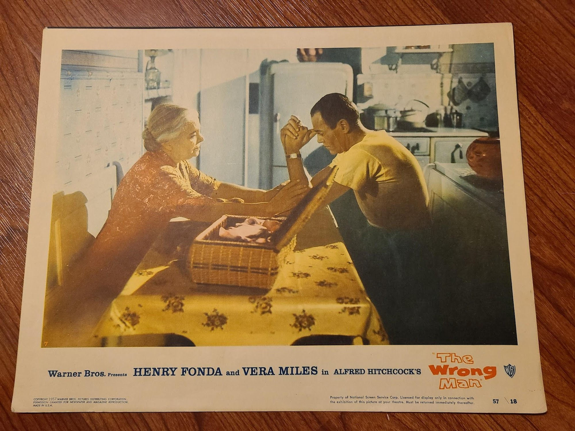 The Wrong Man 1957 General Lobby Cards