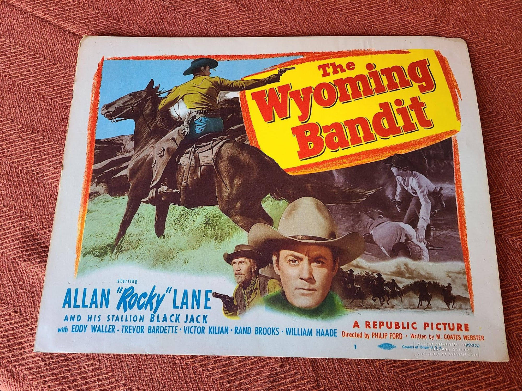The Wyoming Bandit 1949 Western Lobby Cards