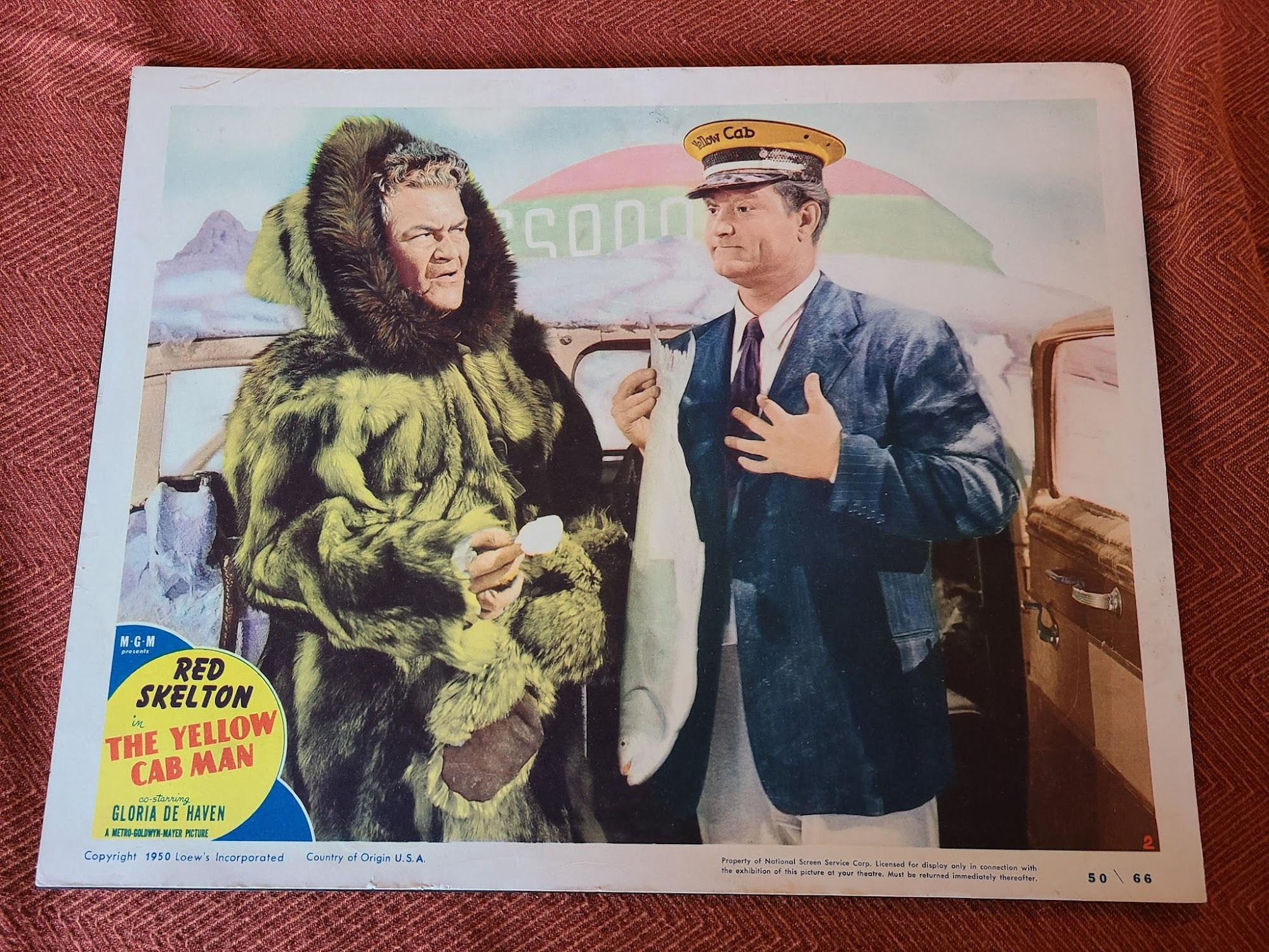 The Yellow Cab Man 1950 General Lobby Cards