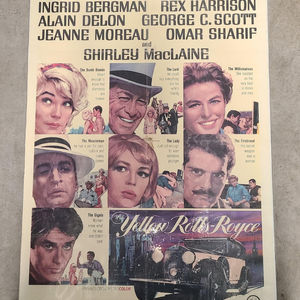 The Yellow Rolls Royce 1965 1 Sheets/US