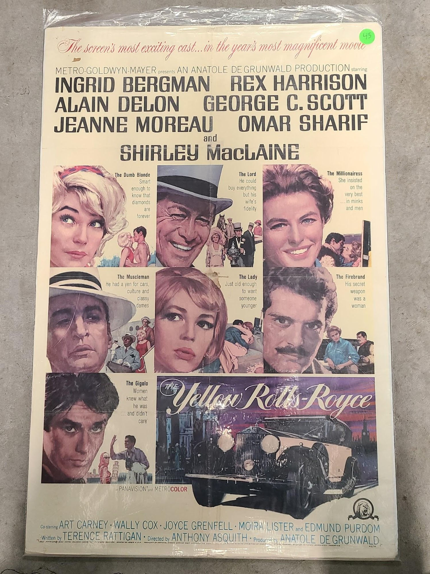 The Yellow Rolls Royce 1965 1 Sheets/US