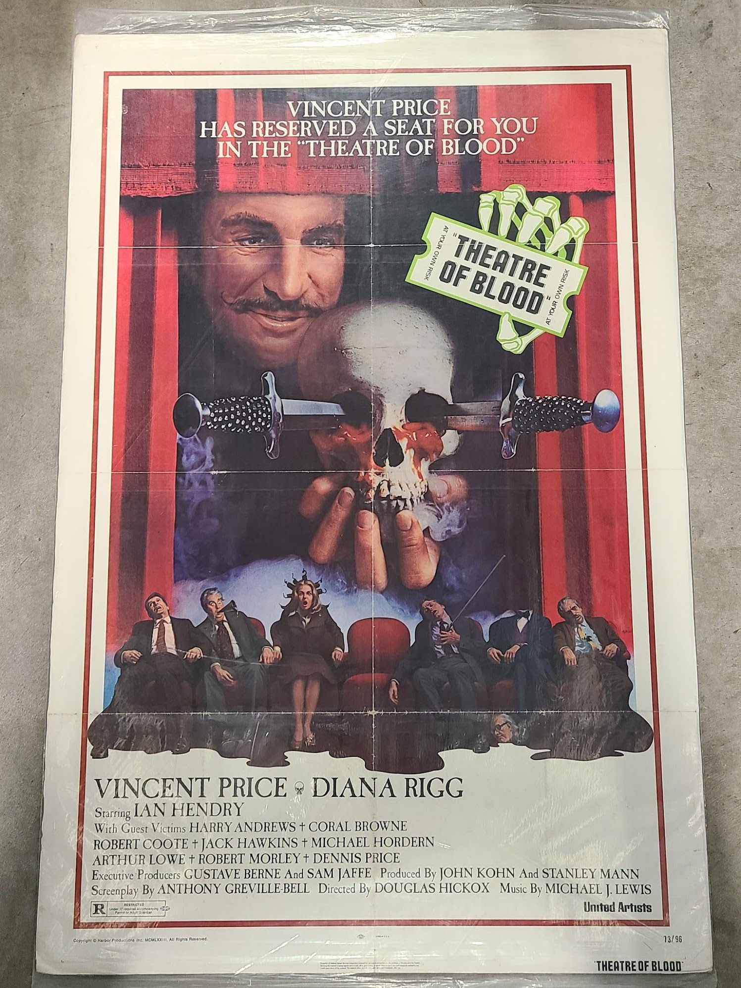Theatre Of Blood 1973 1 Sheets/US