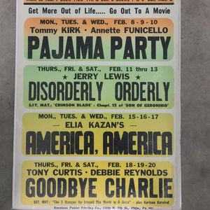 Theatre Poster 1964 Window Cards