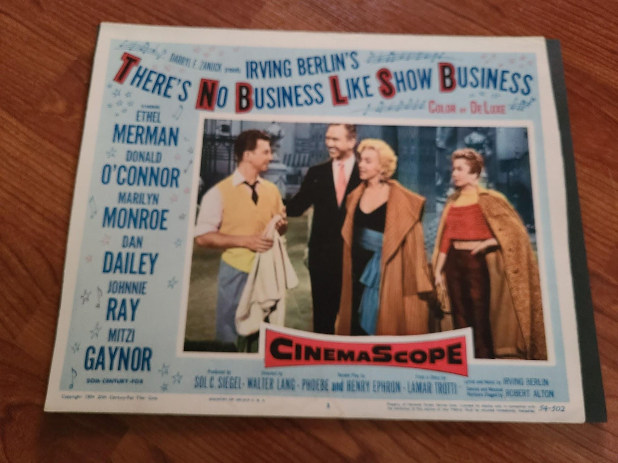 There's No Business Like Show Business 1954 General Lobby Cards