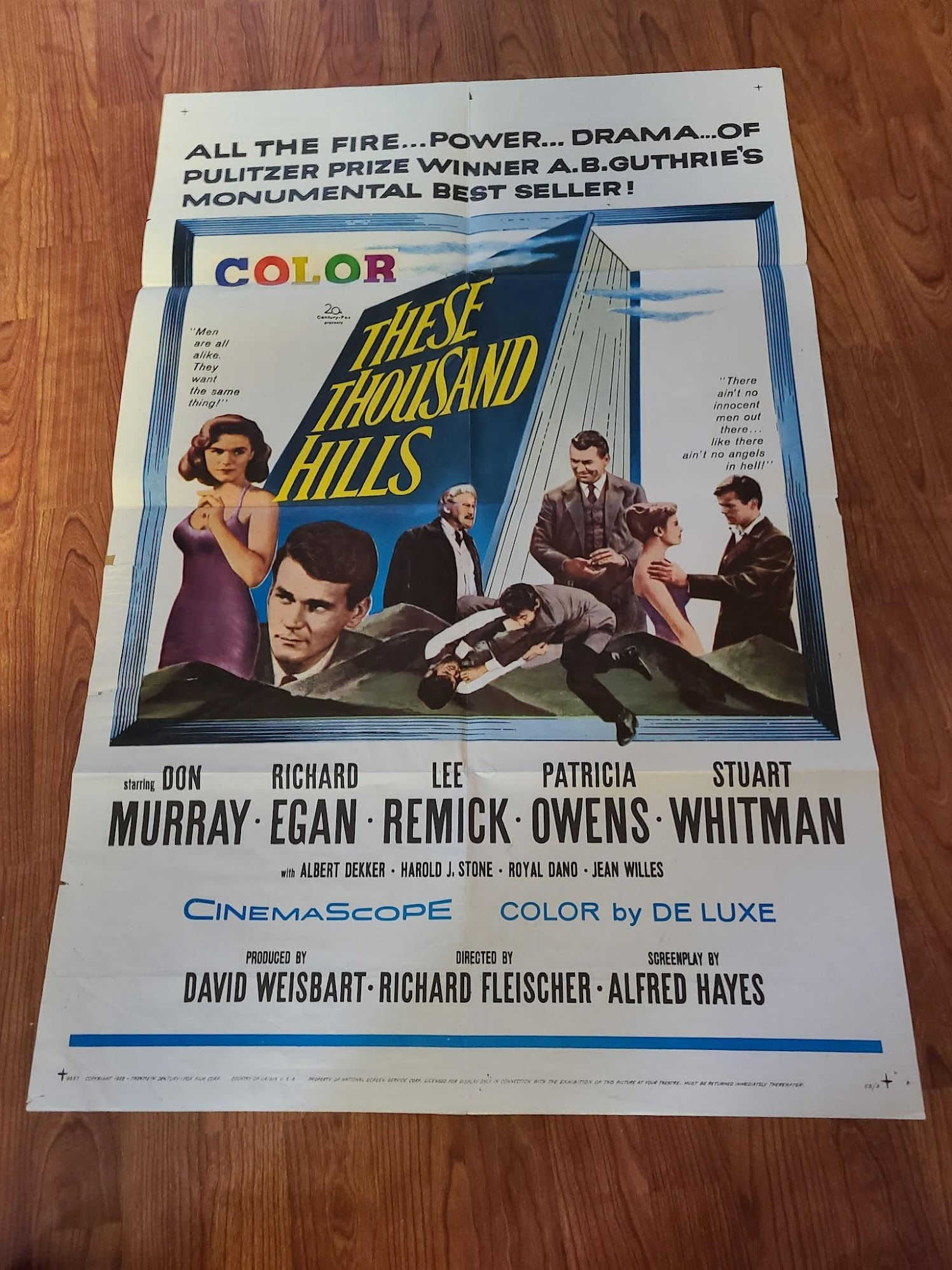 These Thousand Hills 1959 1 Sheets/US