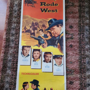 They Rode West 1954 Inserts