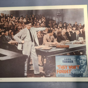 They Won't Forget 1937 General Lobby Cards