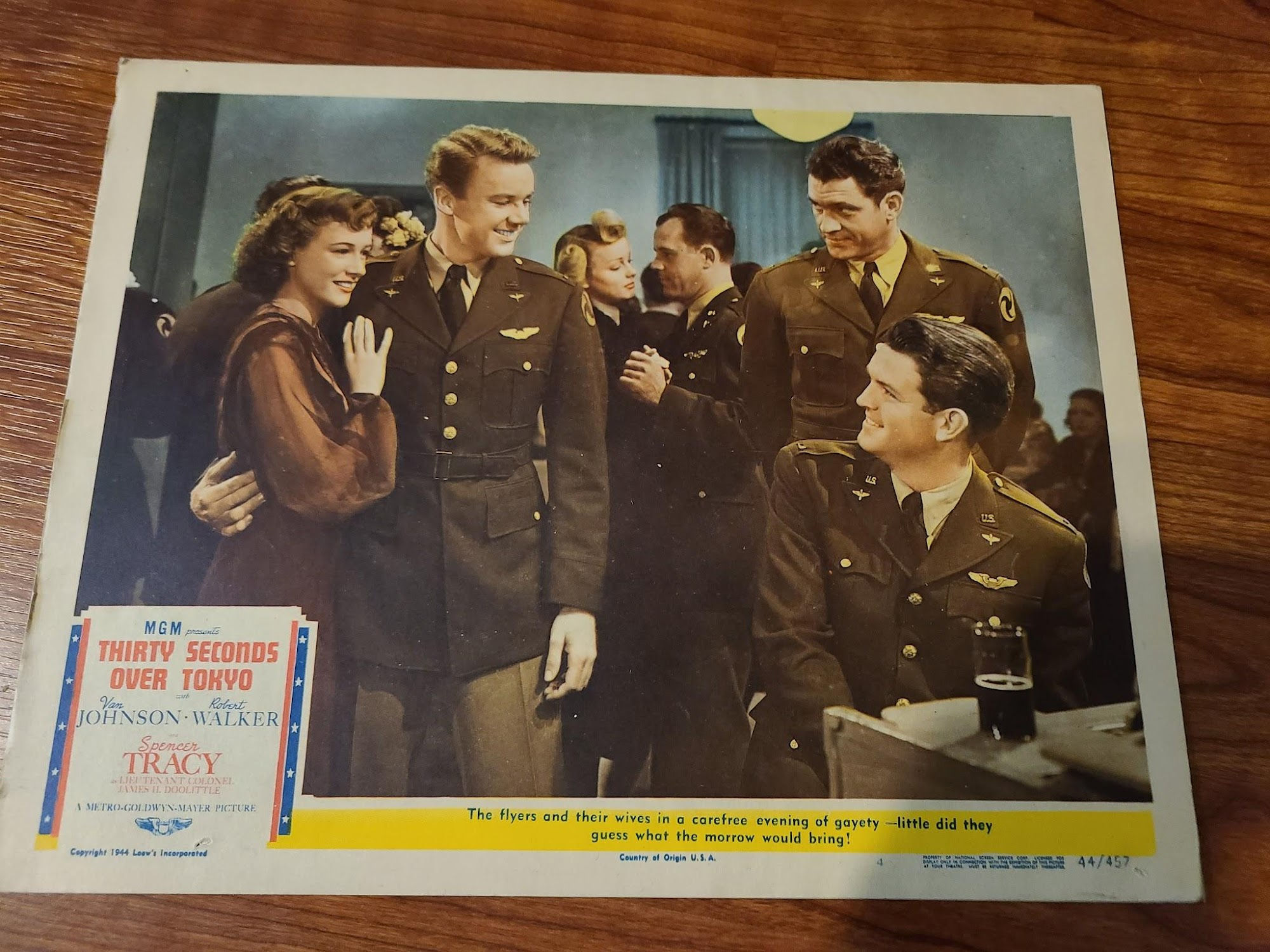 Thirty Seconds Over Tokyo 1944 Military/Aviation Lobby Cards