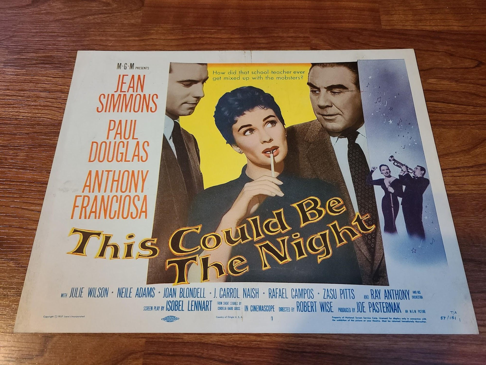 This Could Be The Night 1957 Title Cards