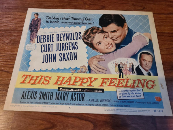 This Happy Feeling 1958 Title Cards