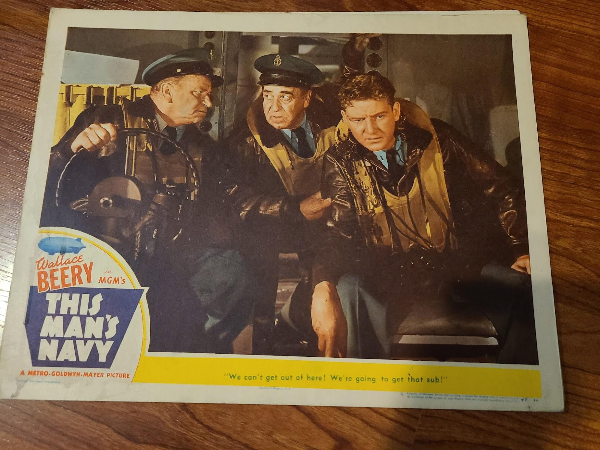 This Man's Navy 1945 Military/Aviation Lobby Cards