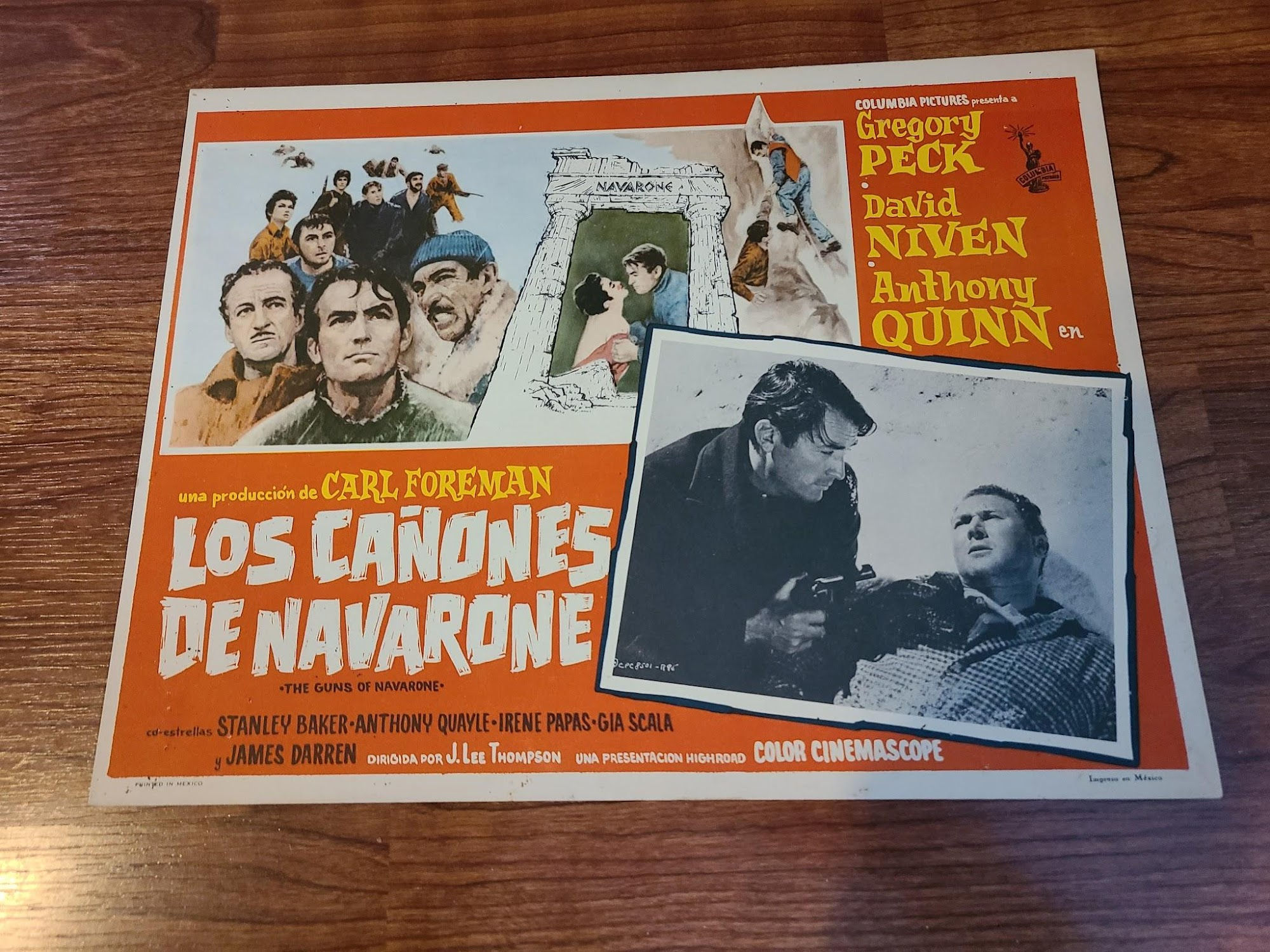 Thr Guns Of Navarone 1961 Military/Aviation Lobby Cards