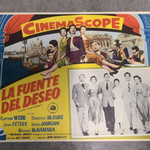 Three Coins In A Fountain 1954 Mexican Lobby Cards