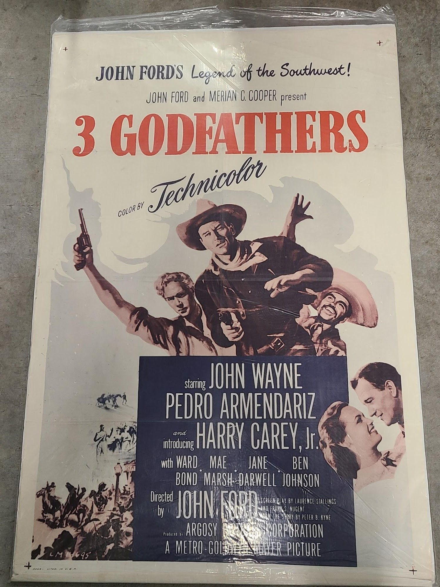 Three Godfathers 1948 1 Sheets/US