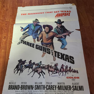 Three Guns for Texas 1968 1 Sheets/US