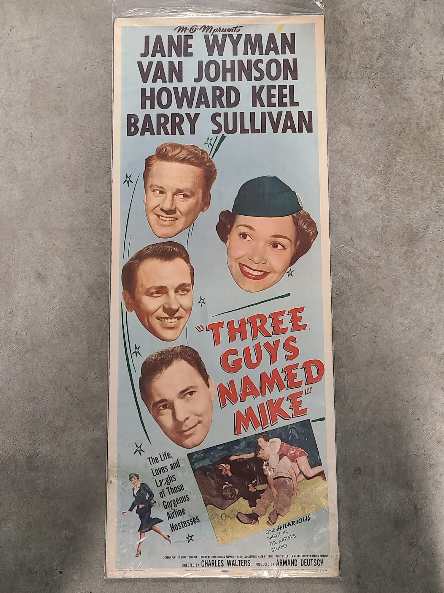 Three Guys Named Mike 1951 Inserts