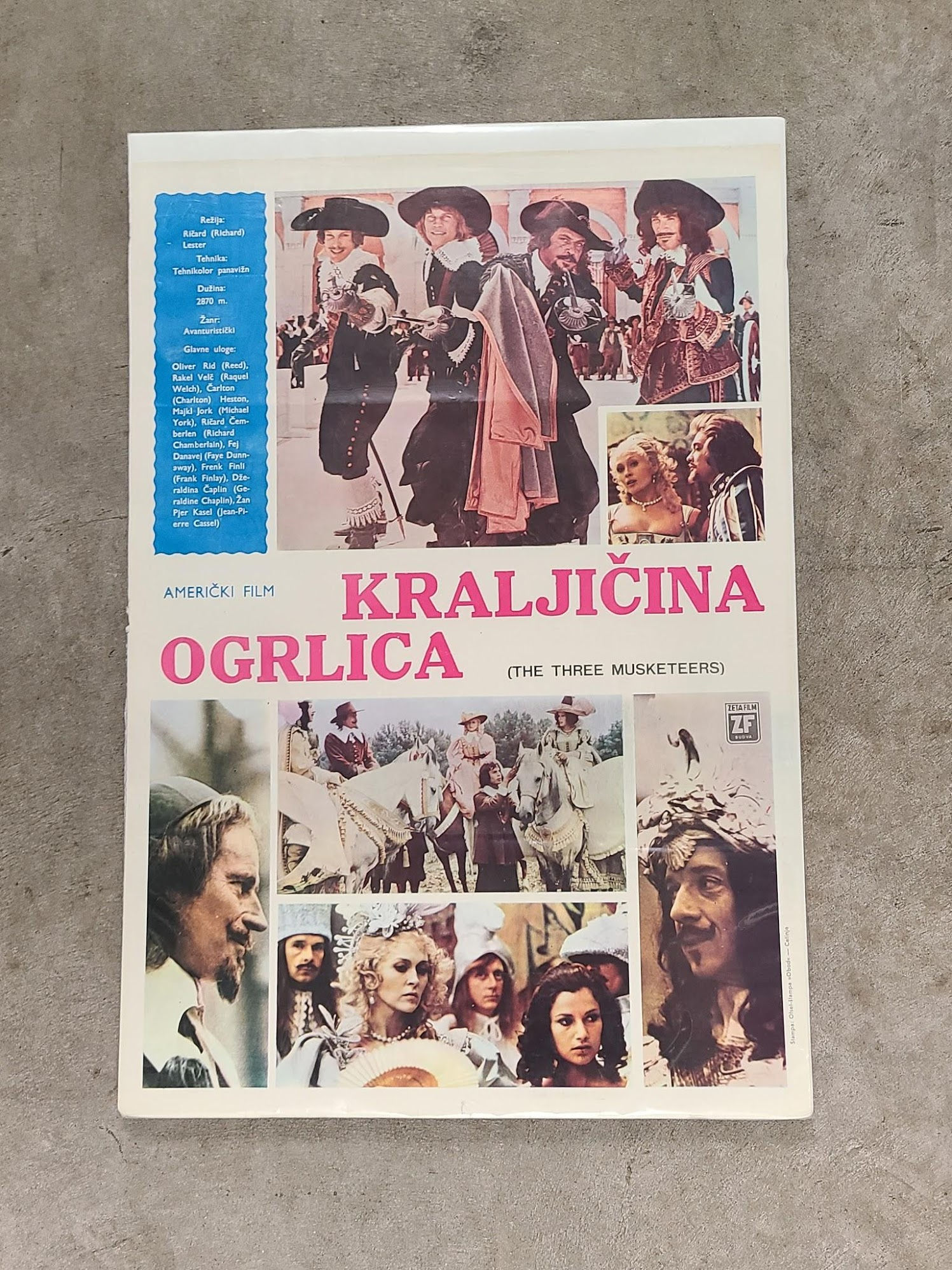 Three Musketeers 1973 Yugo/Turkish