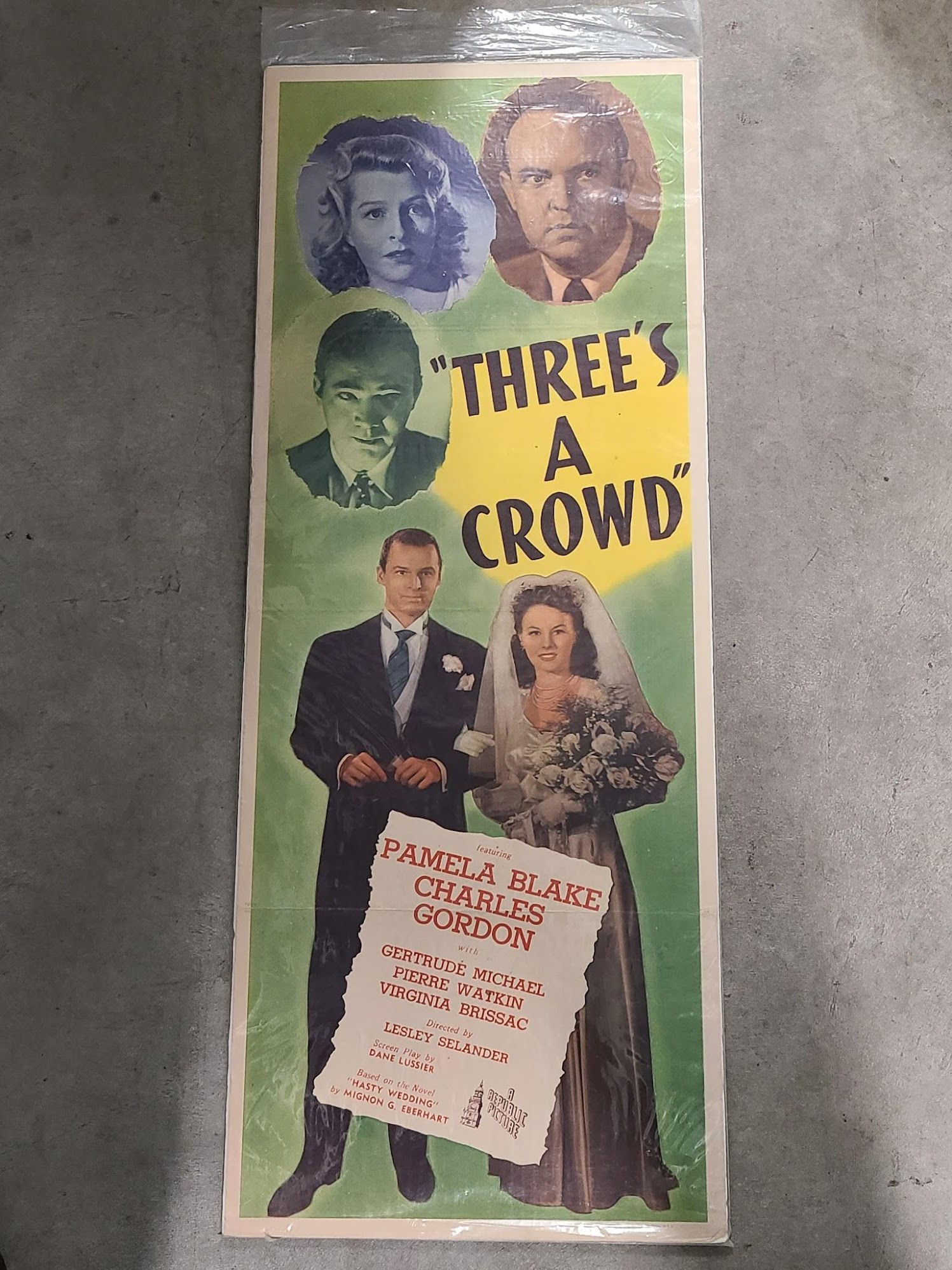 Three's A Crowd 1945 Inserts