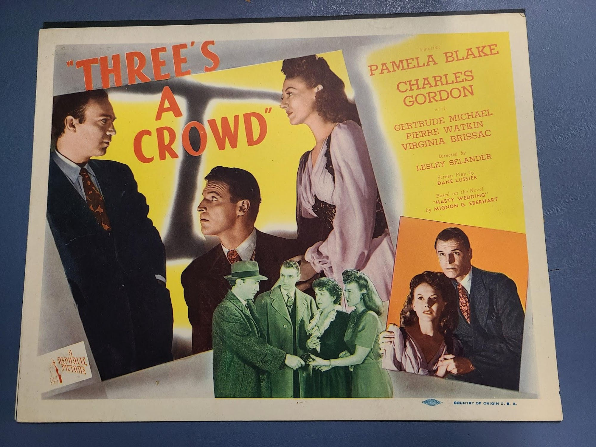 Three's A Crowd 1945 Title Cards