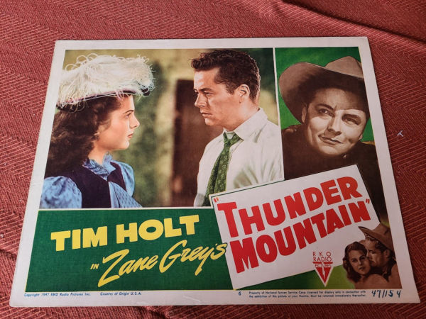 Thunder Mountain 1947 Western Lobby Cards