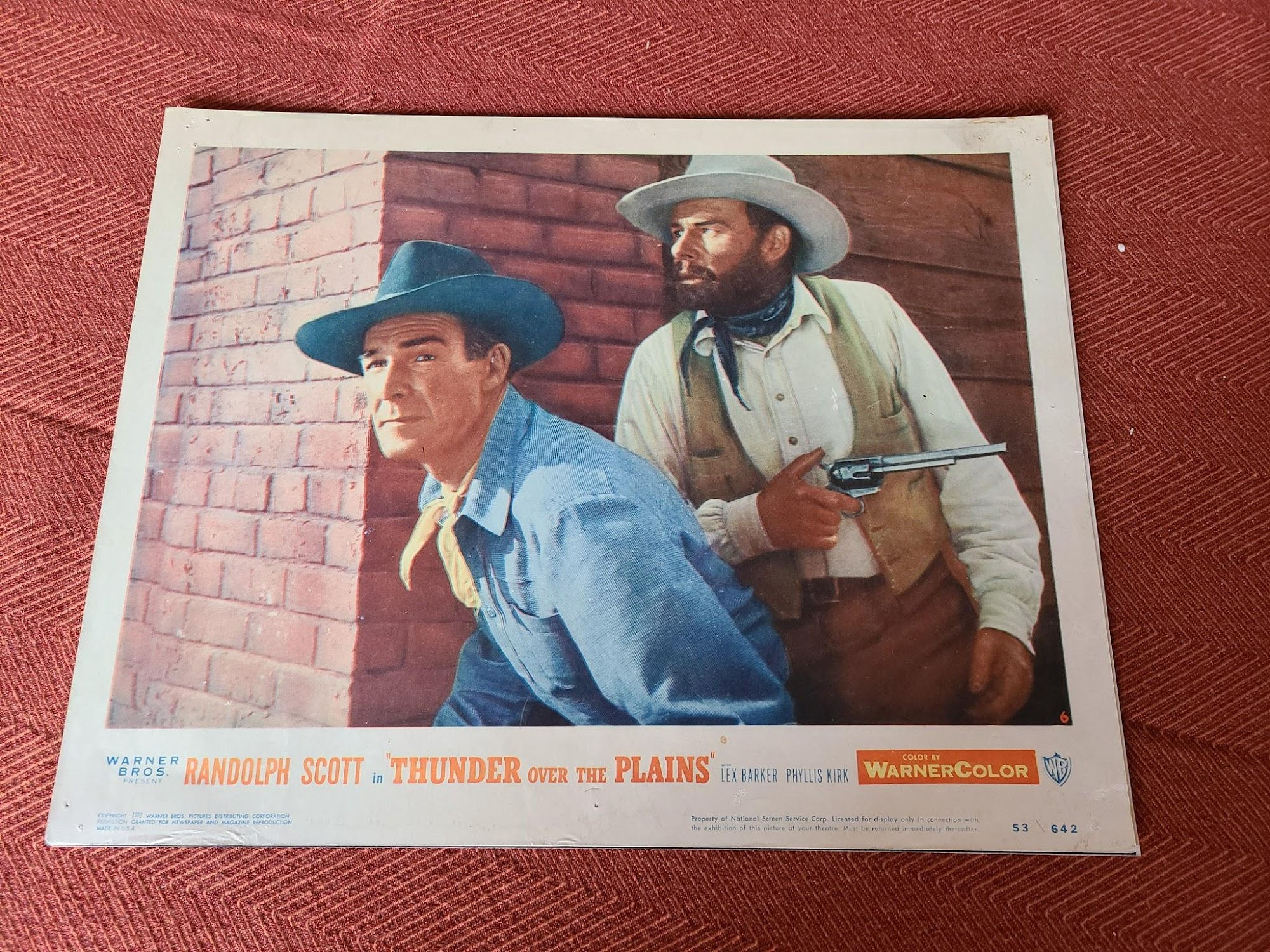 Thunder Over The Plains 1953 Western Lobby Cards