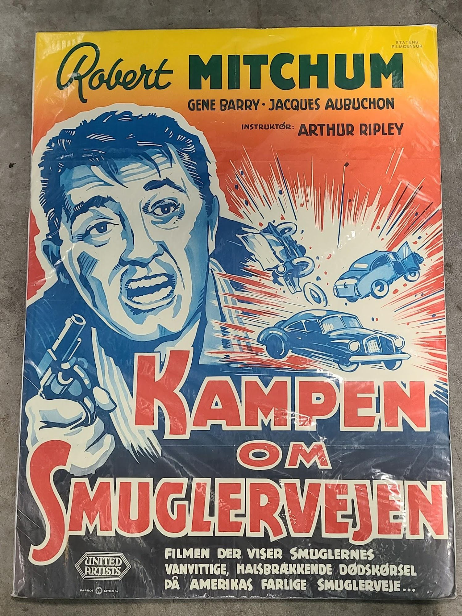 Thunder Road 1958 Danish