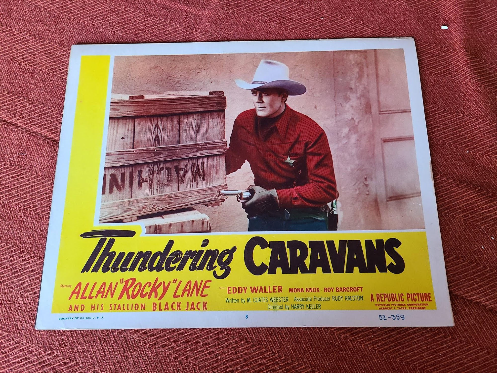 Thundering Caravans 1952 Western Lobby Cards