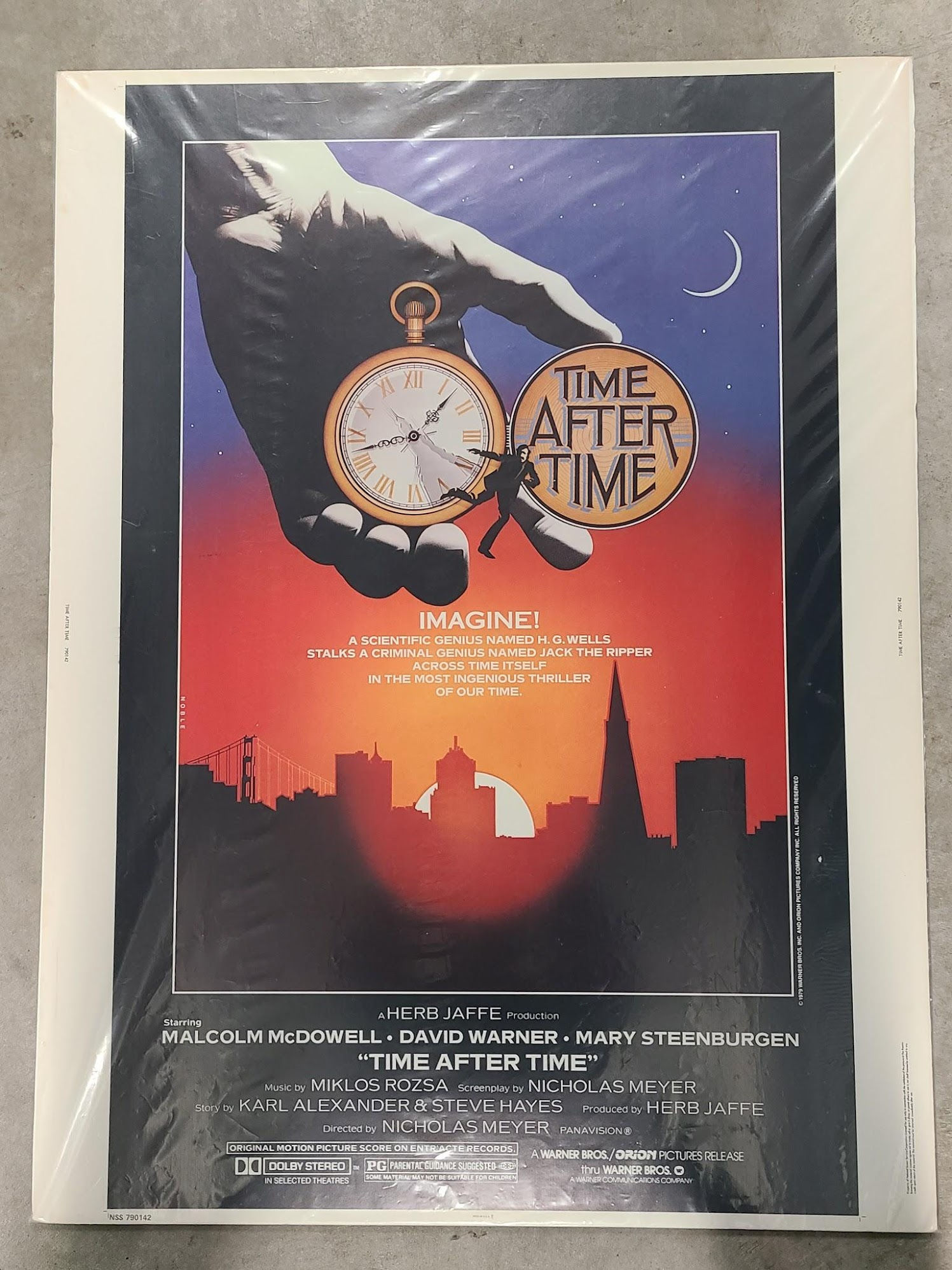 Time After Time 1979 UK/US 30x40