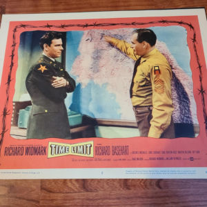 Time Limit 1957 Military/Aviation Lobby Cards