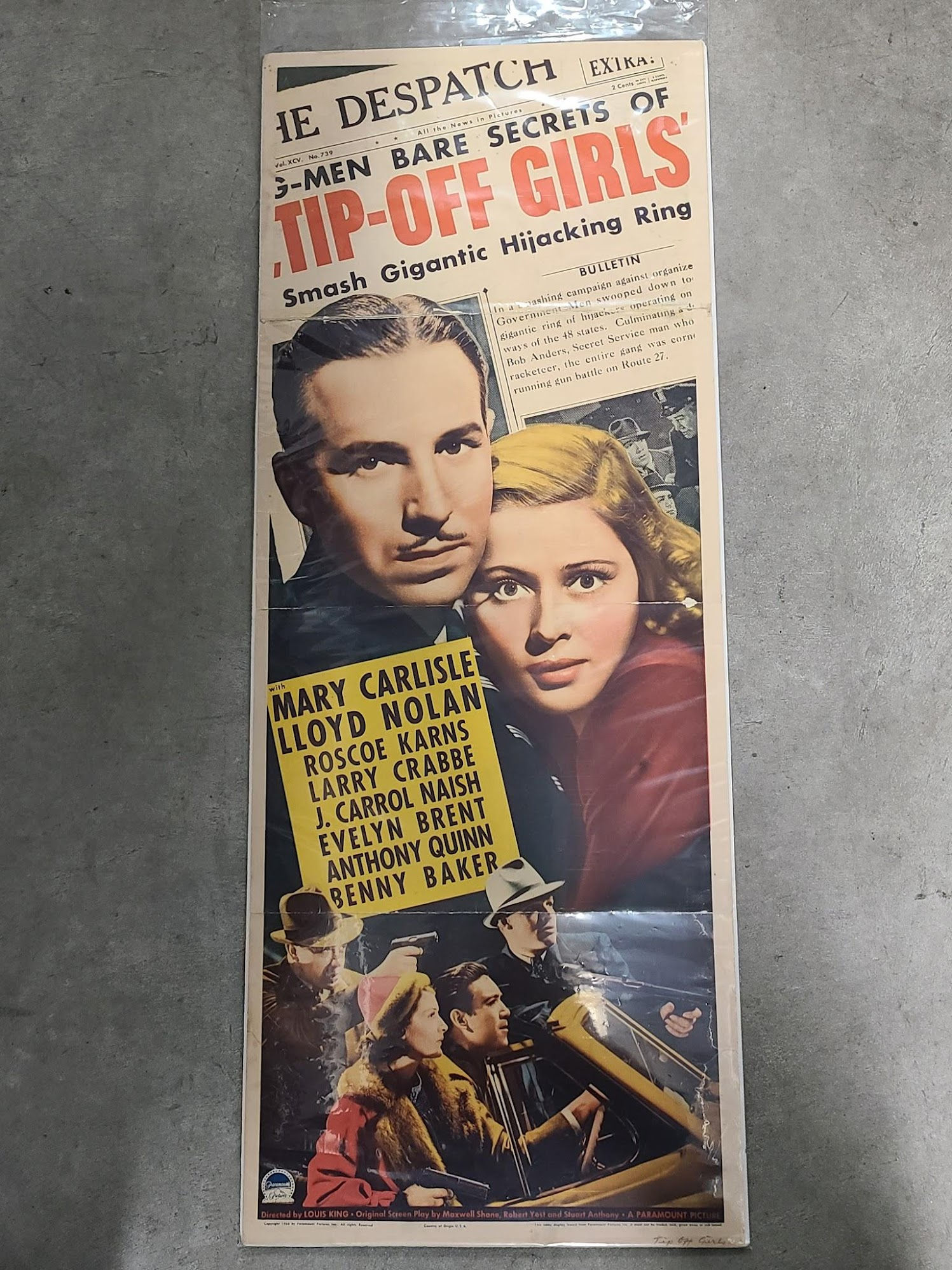 Tip-Off Girls 1938 Inserts