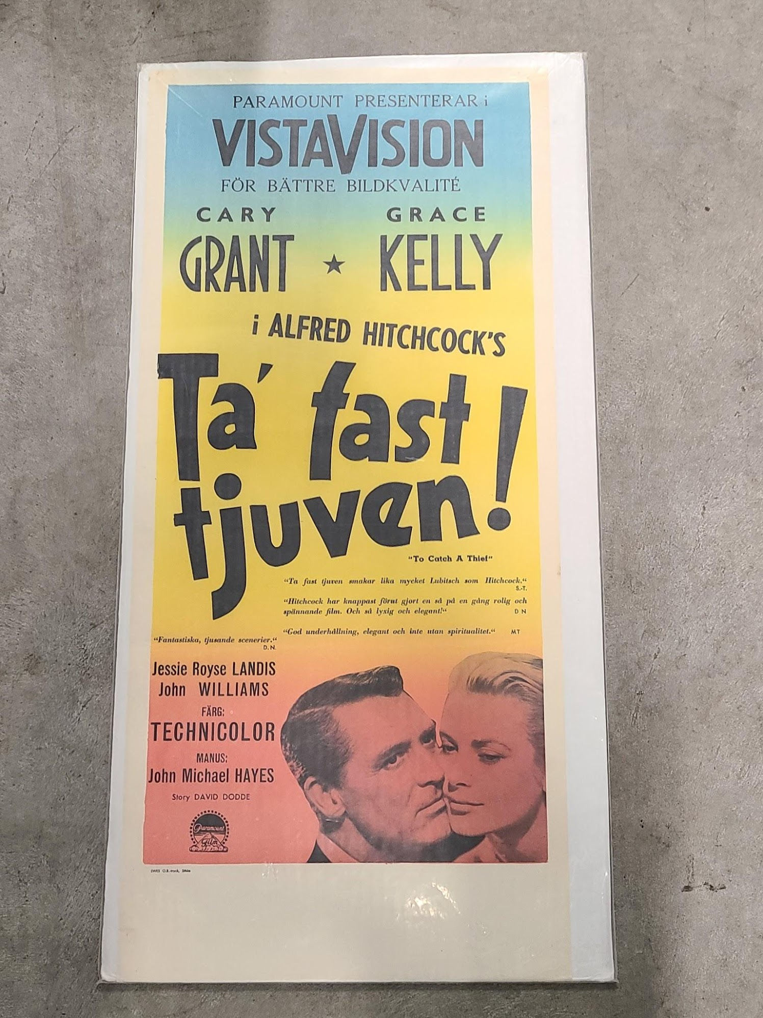 To Catch A Thief 1955 Swedish Slope