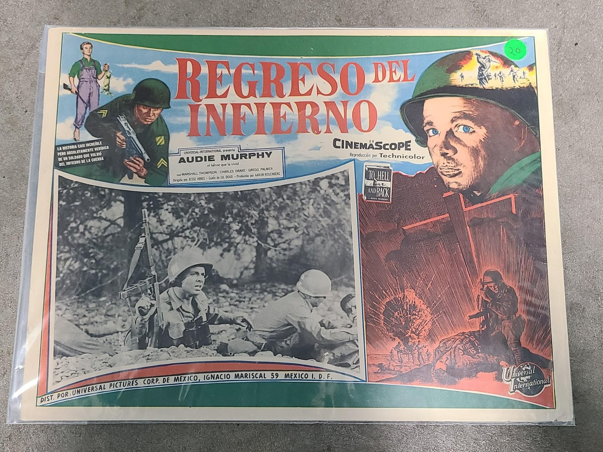 To Hell And Back 1955 Mexican Lobby Cards
