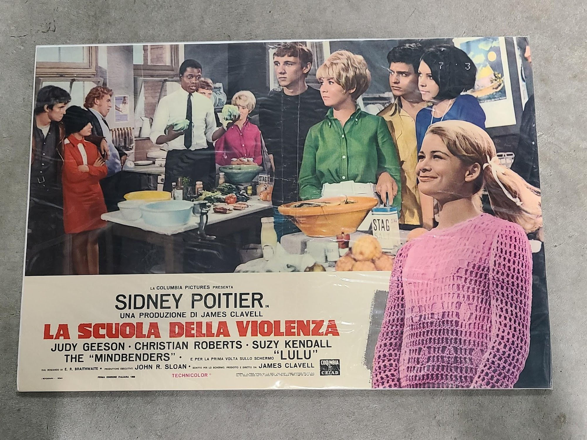 To Sir With Love 1967 Fotobusta