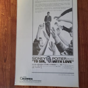 To Sir With Love 1967 Press Books