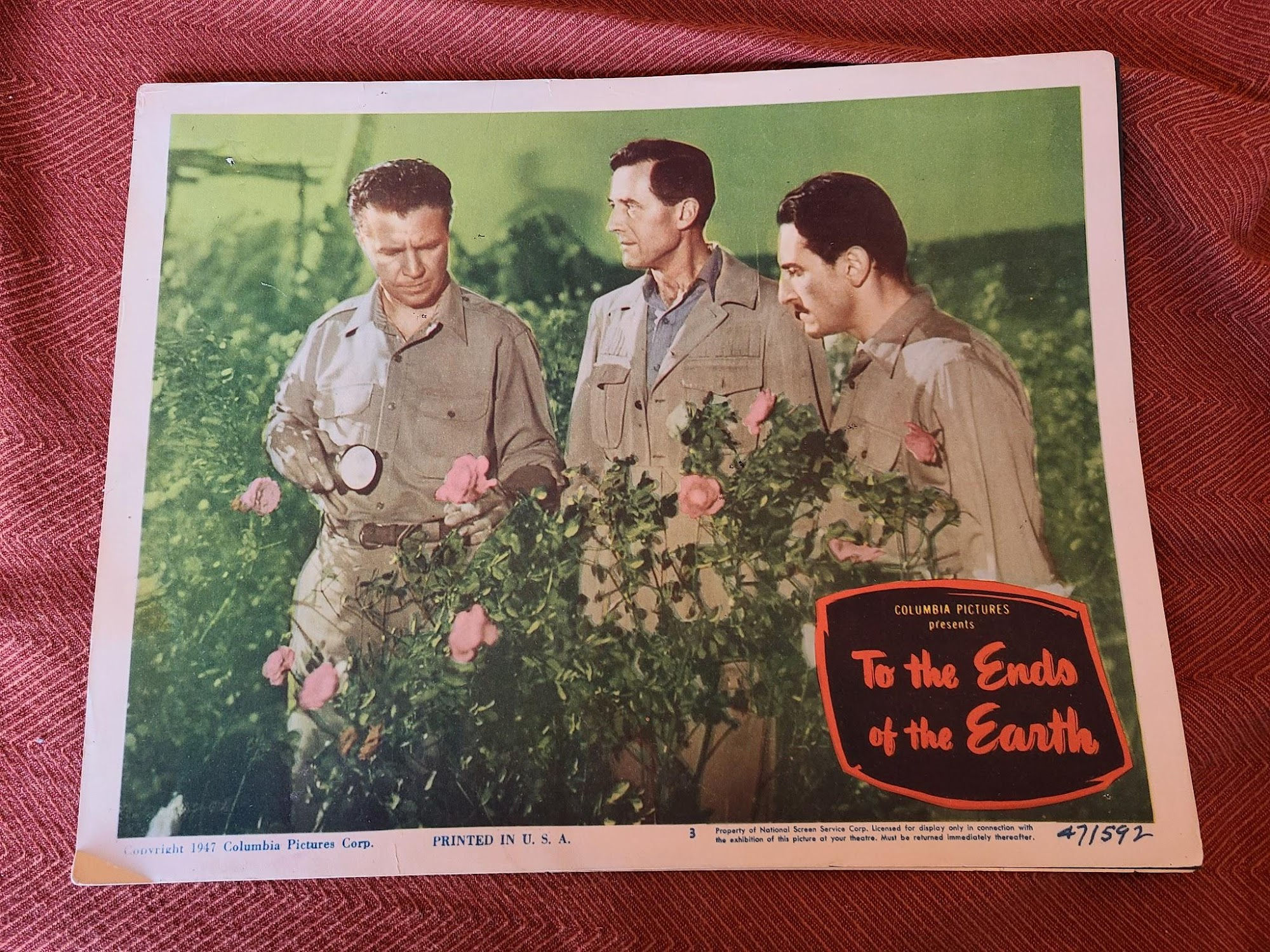 To The Ends of the Earth 1948 General Lobby Cards