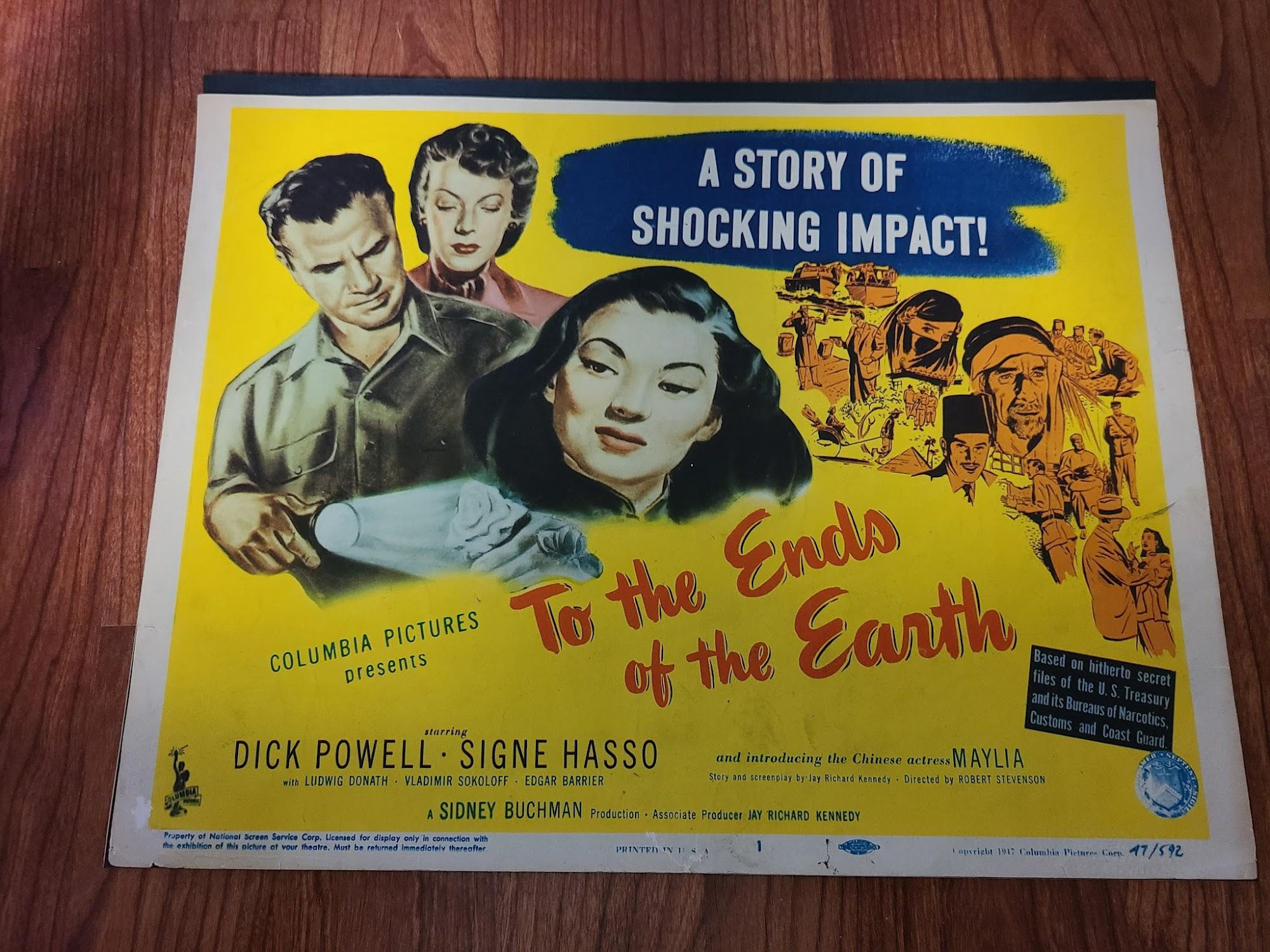 To The Ends Of The Earth 1948 Title Cards