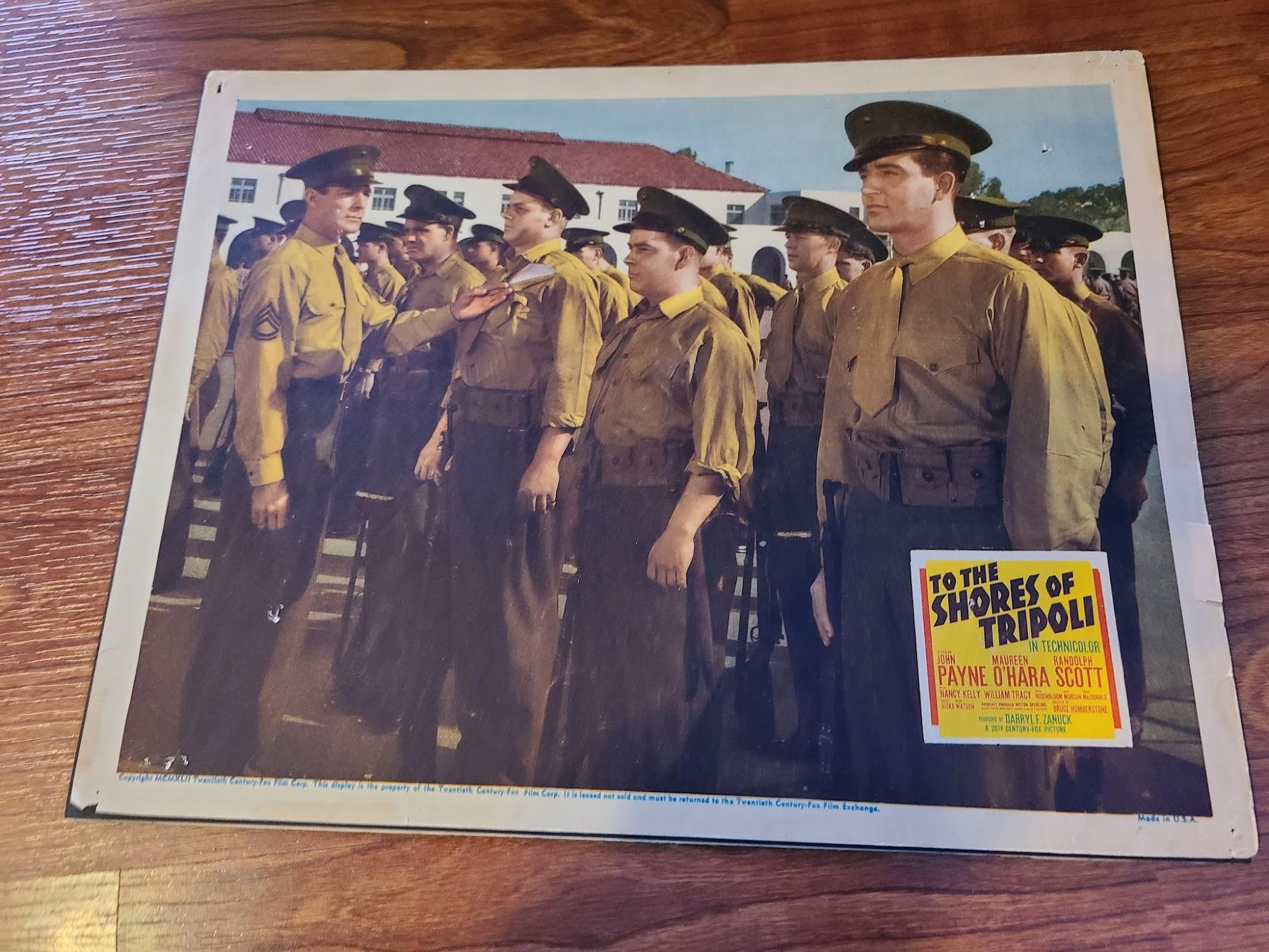To The Shores Of Tripoli 1942 Military/Aviation Lobby Cards