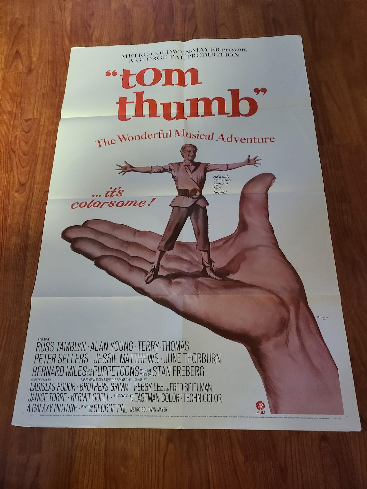 Tom Thumb 1958 1 Sheets/US