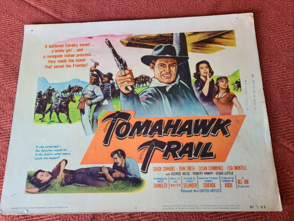 Tomahawk Trail 1957 Western Lobby Cards