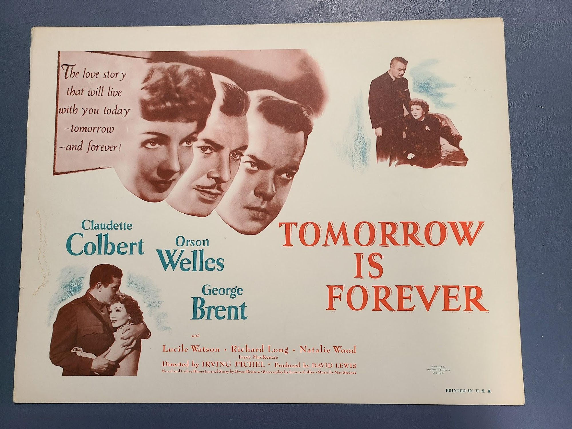 Tomorrow Is Forever 1946 Title Cards