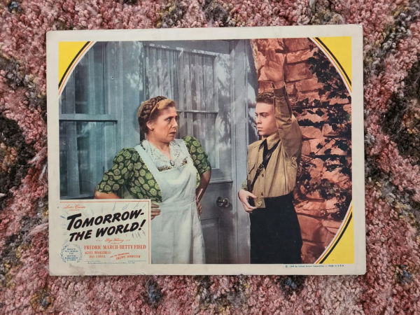 Tomorrow The World 1944 General Lobby Cards